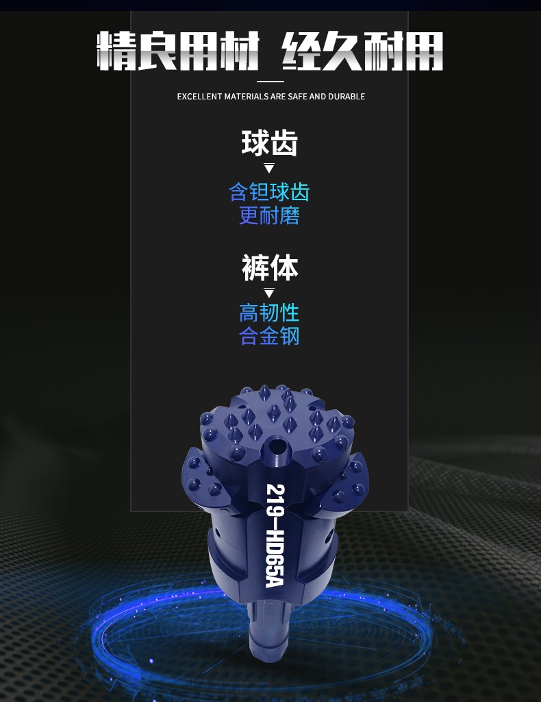 米数多潜孔钻头 提供高中低风压潜孔钻头 潜孔冲击器 等优质采掘钻具